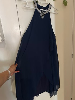 Vestido azul talla única