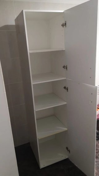 Armario despensero modular blanco