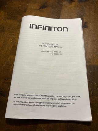 Frigorífico Infiniton