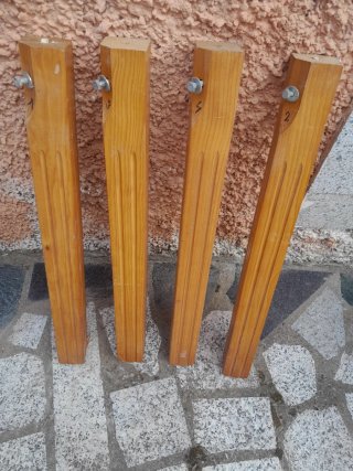 4 Patas Madera Maciza