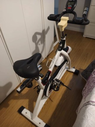 Bicicleta de Spinning Blanca