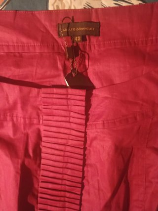 Vestido Adolfo Domínguez fucsia Talla 42
