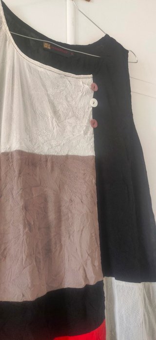 Vestido Purplerose sin mangas multicolor