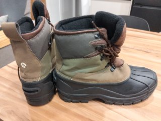 Botas Neak Peak Hombre Negro/Marrón