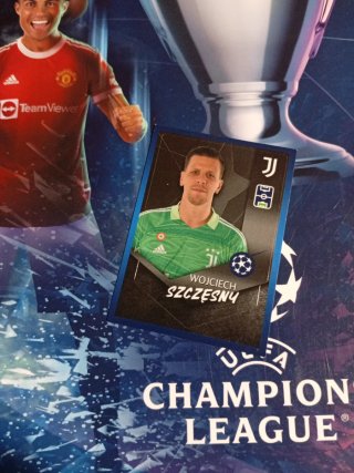Tarjeta Szczesny 21/22 Topps Champions League