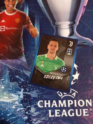 Tarjeta Szczesny 21/22 Topps Champions League