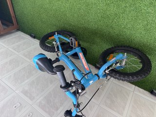 Bicicleta Infantil Azul Atractor