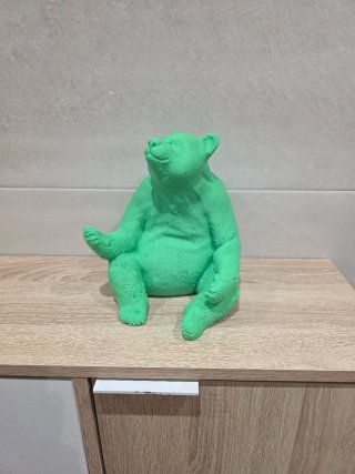 Oso azul decorativo