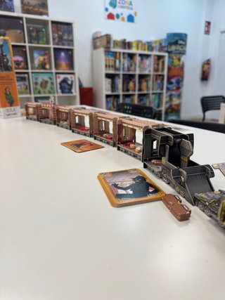 Juego de mesa tren