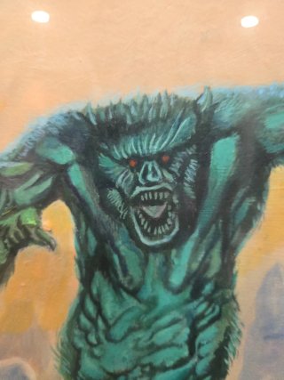 Ilustración Original Acrílico Monstruo