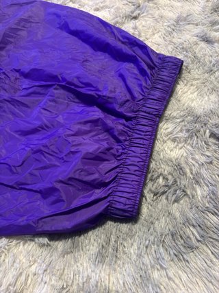 Pantalón Chubasquero K-Way Morado Vintage -Talla M