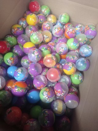 100 Bolas Cápsula 60mm