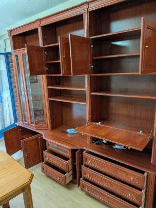 Mueble de salón madera maciza
