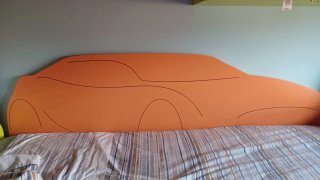 Cama infantil con cajones y cabecero