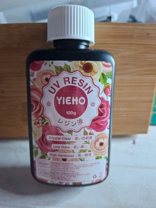 Resina UV YIEHO 100g Transparente