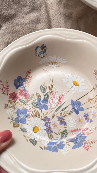 Juego 6 Platos Hondos Poole Pottery inglesa