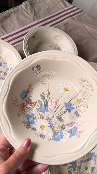 Juego 6 Platos Hondos Poole Pottery inglesa