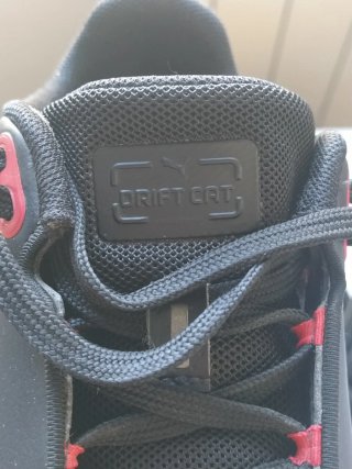 Zapatillas Puma Ferrari Niños Negras Rojas