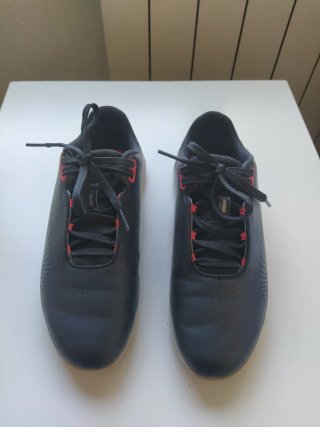 Zapatillas Puma Ferrari Niños Negras Rojas
