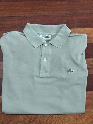 Polo Lacoste Verde Suave Talla M