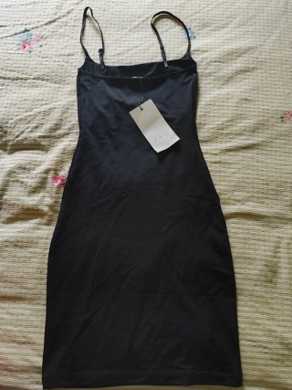 Vestido negro Zara tirantes S
