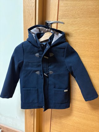 Abrigo niño azul marino