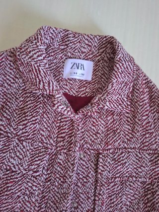 Chaqueta Zara Niña Tweed Estampado