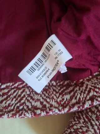 Chaqueta Zara Niña Tweed Estampado