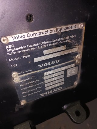 Rulo Compactador Volvo DD25