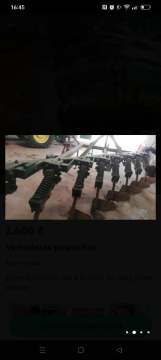 Mini vertederas 8 cuerpos
