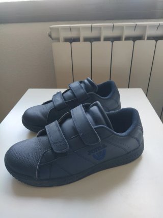 Zapatos Joma niño velcro colegio azul