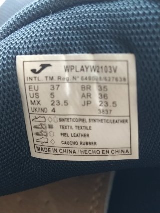 Zapatos Joma niño velcro colegio azul