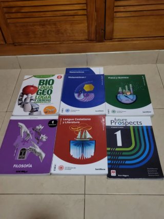 Libros 1° bachillerato Nuryana