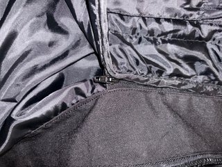Chaqueta de moto negra