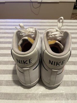 Nike Blazer Mid Blancas Beige Usadas 1 Vez Nuevas