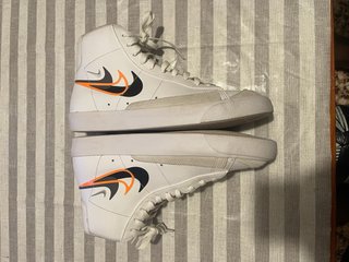 Nike Blazer Mid Blancas Beige Usadas 1 Vez Nuevas