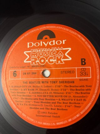 The Beatles y tony sheridan Historia del Rock