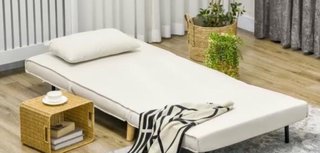 Sofá Cama Individual Beige