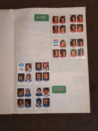 Álbum de cromos Munich 74