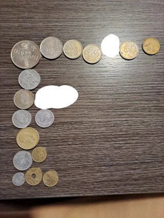 Lote monedas antiguas - España e Internacional