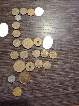 Lote monedas antiguas - España e Internacional