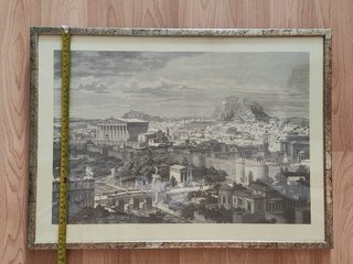 Cuadro Vista Panorámica Atenas Antigua