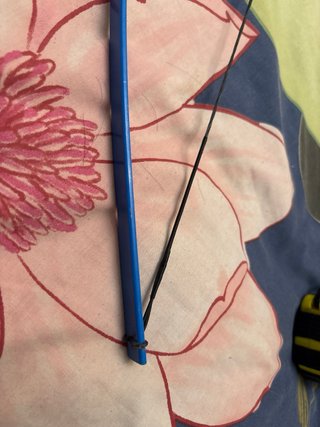Arco azul con cuerda negra 86 cm