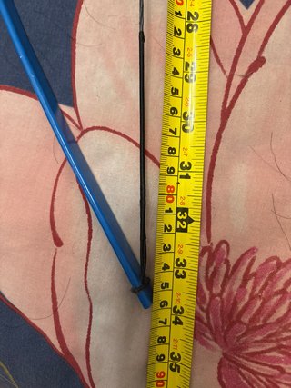 Arco azul con cuerda negra 86 cm