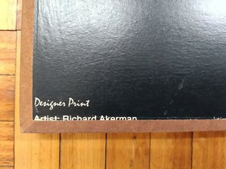 Póster enmarcado 'Time' (Richard Akerman)