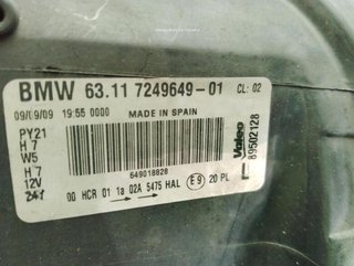 Bmw 23352506 faro izquierdo 63117249649, 1 (e87)