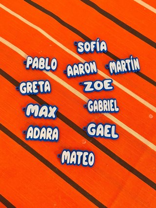 Llavero nombres personalizados