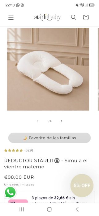 Nido reductor para bebé