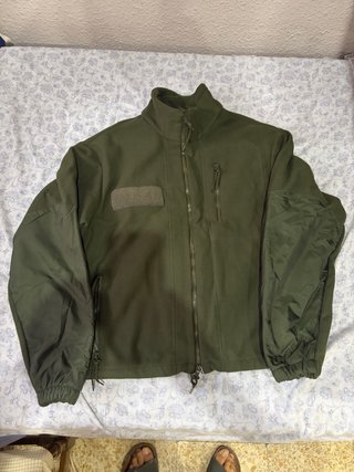 Forro polar militar verde oliva