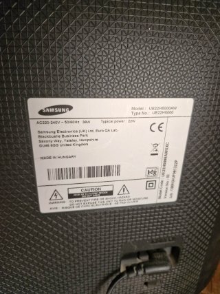 Televisor Samsung 22 pulgadas Negro